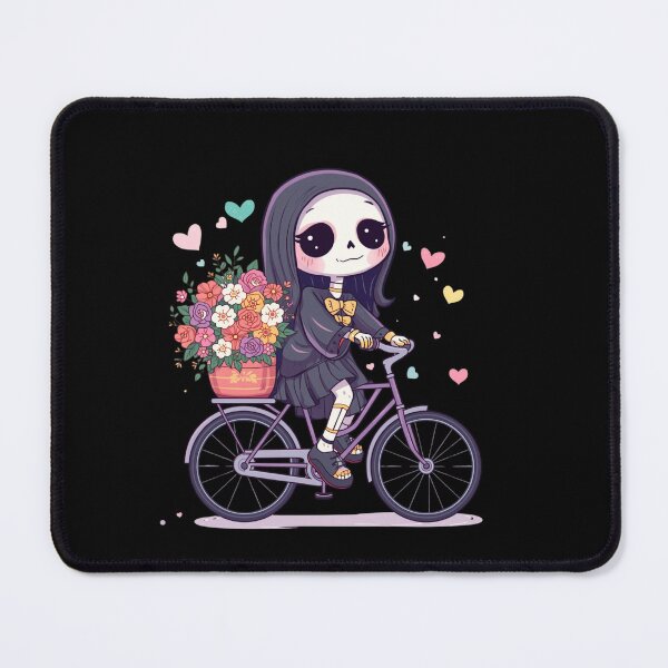 Item preview, Zombie girl on a bike in the kawaii style designed and sold by uunaa.