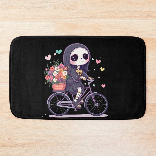 Item preview, Zombie girl on a bike in the kawaii style designed and sold by uunaa.