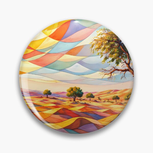 Item preview, Colorful Desert Landscape designed and sold by cuprum.
