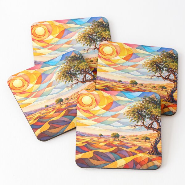 Item preview, Colorful Desert Landscape designed and sold by cuprum.