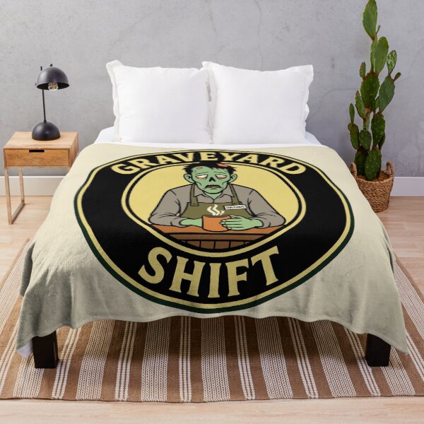 Item preview, Graveyard Shift - Tired Zombie Barista designed and sold by Regal Rev.