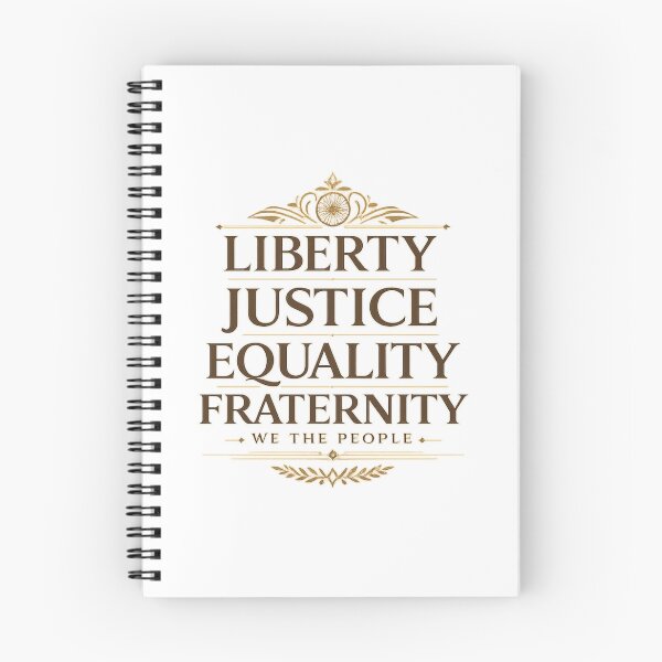 Item preview, Constitution Values Liberty Justice Equality Fraternity Design designed and sold by ArtsyExplorer.