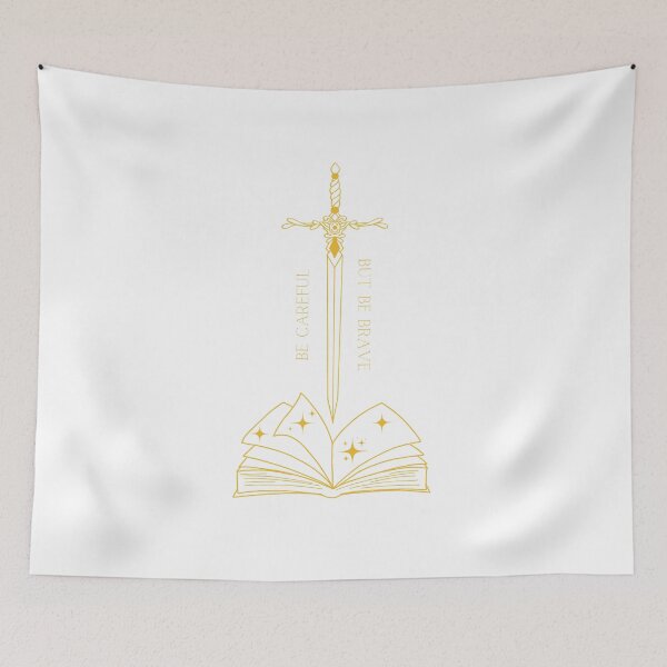 Item preview, "Be carefu, but be brave" from The war of two queens designed and sold by Mucha's Rose.