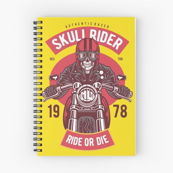 Item preview, Vintage Skull Rider Custom Motorcycle - Retro Biker Flame Speed Shop Design designed and sold by 1001T-Shirt.