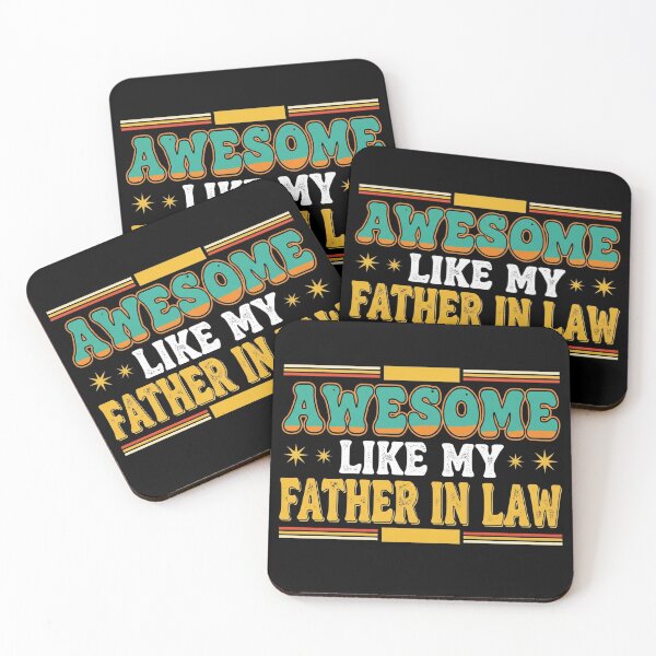 Item preview, Awesome Like My Father In Law Minimalist Funny Family designed and sold by Designs-RZ.