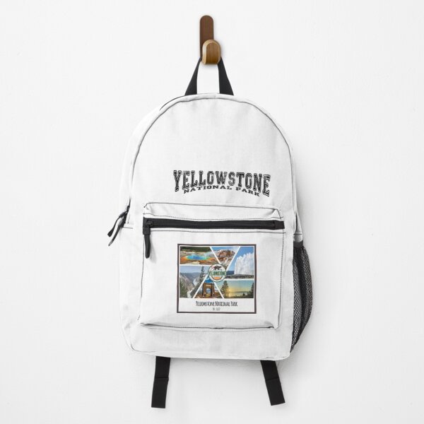 Item preview, Popular sites at Yellowstone National Park collage of images designed and sold by SmyrnaBuffalo.