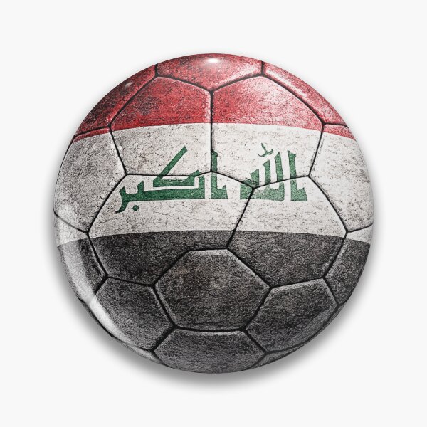 Item preview, Iraq Football Flag Design designed and sold by redsharkuk.