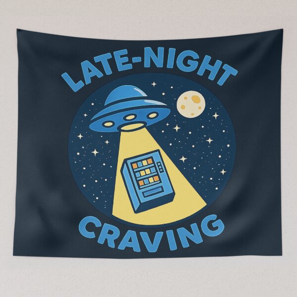 Item preview, Late-Night Craving - UFO Tractor Beaming Vending Machine designed and sold by Regal Rev.