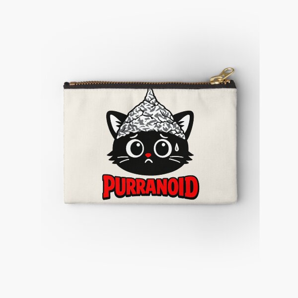 Item preview, Purranoid - Paranoid Cat Wearing Tinfoil Hat designed and sold by Regal Rev.