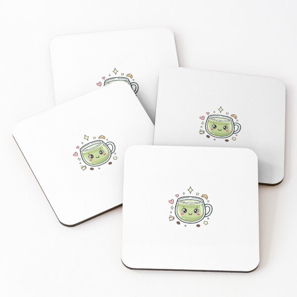 Item preview, Kawaii Matcha Latte Cute Café Aesthetic Design designed and sold by mayatA-rt.