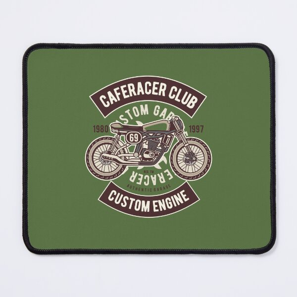 Item preview, Vintage Cafe Racer Motorcycle Club - Retro Biker Winged Skull Garage Design designed and sold by 1001T-Shirt.