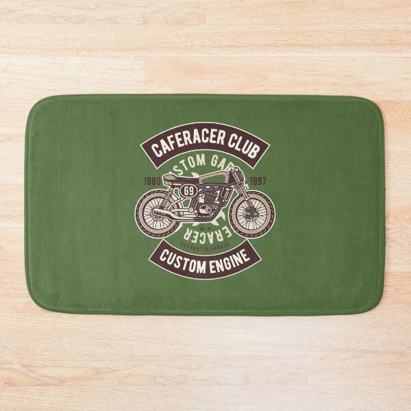 Item preview, Vintage Cafe Racer Motorcycle Club - Retro Biker Winged Skull Garage Design designed and sold by 1001T-Shirt.
