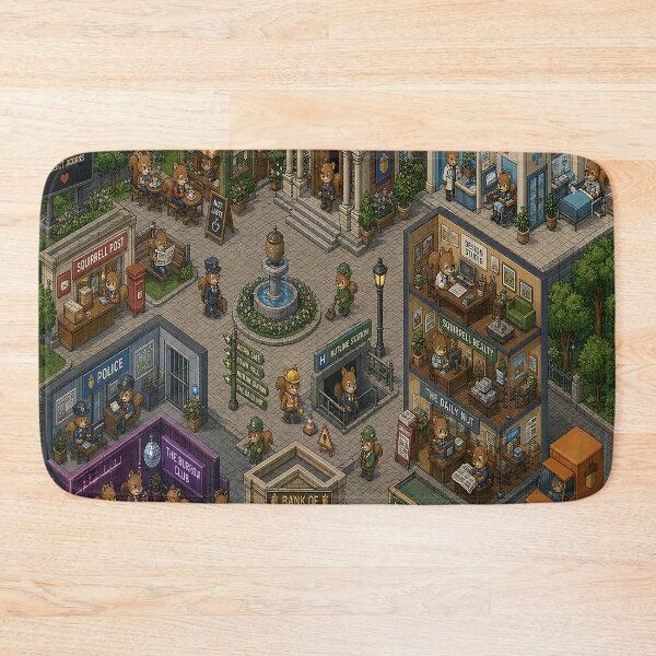 Item preview, Squirrel Town designed and sold by SecretSquirrellDesigns.