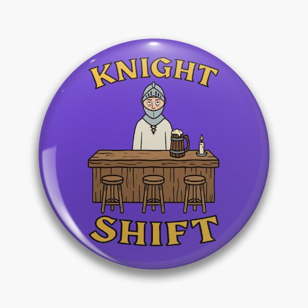 Item preview, Knight Shift - Bartending Knight  designed and sold by Regal Rev.