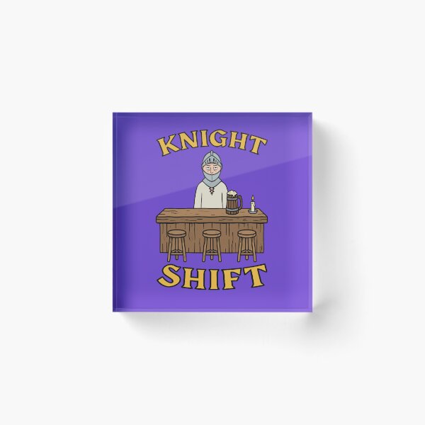 Item preview, Knight Shift - Bartending Knight  designed and sold by Regal Rev.