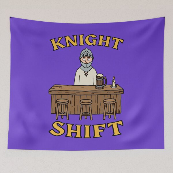 Item preview, Knight Shift - Bartending Knight  designed and sold by Regal Rev.