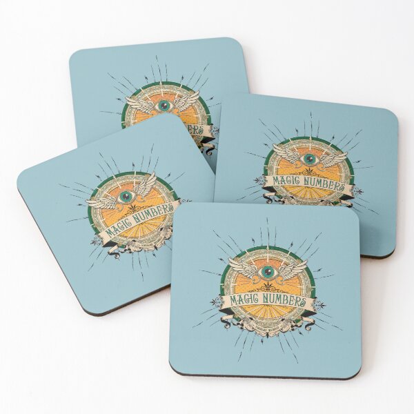 Item preview, Magic Numbers - Royal Tartarian Sunset on Blue - Visualise Invisible designed and sold by VisualiseIt.