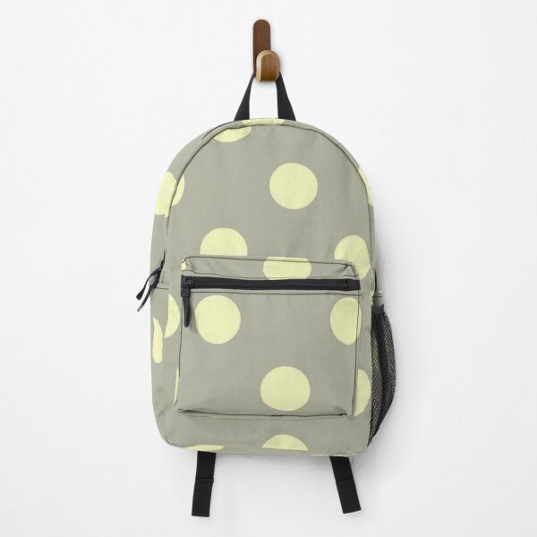 Item preview, Minimalist Yellow Polka Dots on Muted Green designed and sold by Hrndz Store.