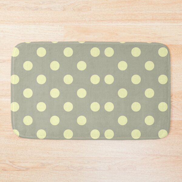 Item preview, Minimalist Yellow Polka Dots on Muted Green designed and sold by Hrndz Store.