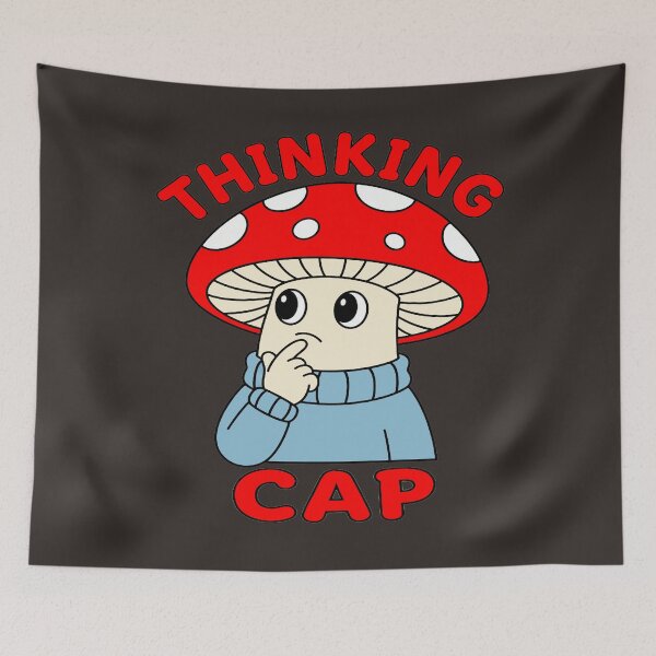 Item preview, Thinking Cap - Thinking Mushroom designed and sold by Regal Rev.