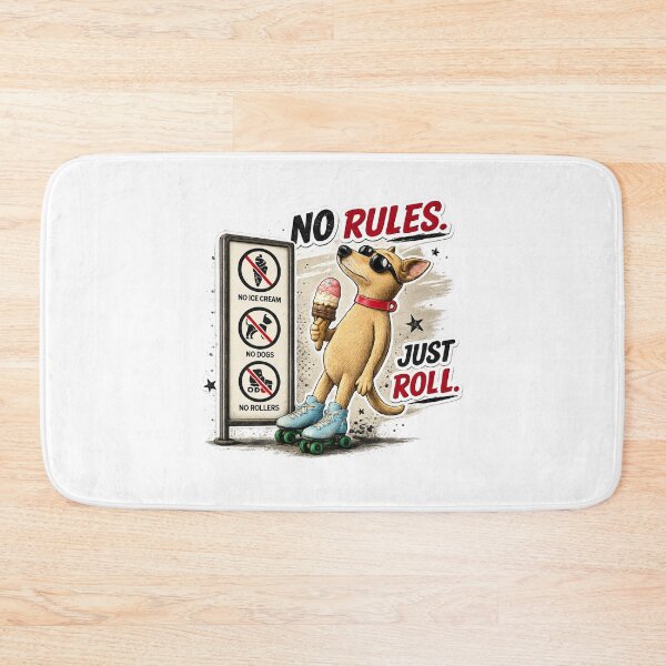Item preview, No Rules Just Roll designed and sold by LuckyDuckLab.