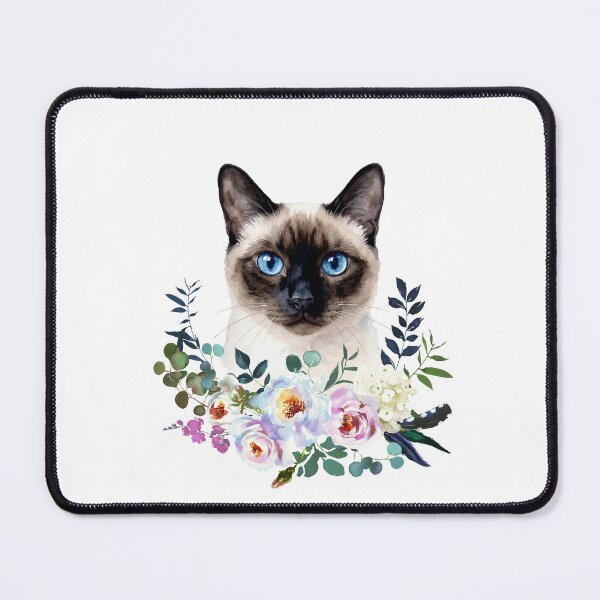 Item preview, Watercolor Siamese Cat designed and sold by Liededrom..