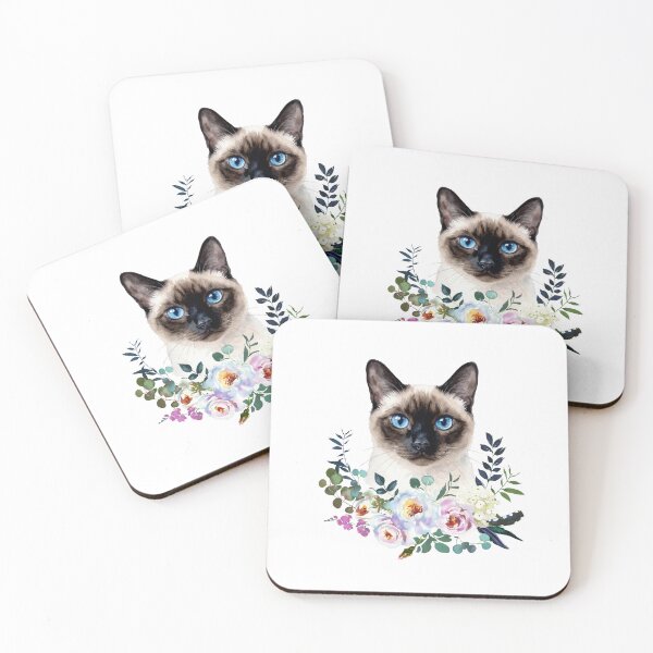 Item preview, Watercolor Siamese Cat designed and sold by Liededrom..