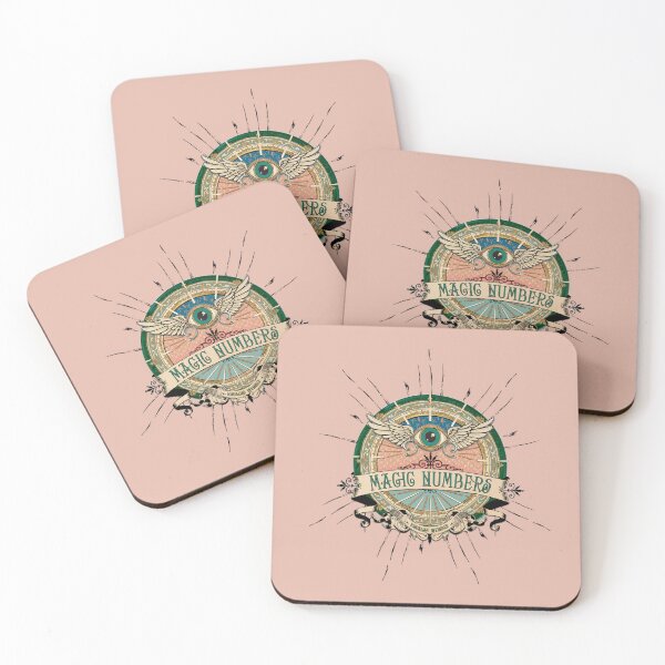 Item preview, Magic Numbers - Royal Tartarian Pink - Visualise Invisible designed and sold by VisualiseIt.