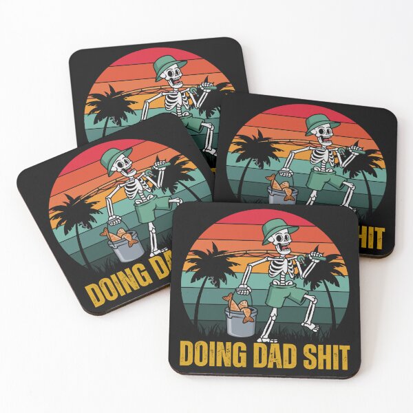 Item preview, Doing Dad Shit - Funny Skeleton Fishing - Funny Father's Day designed and sold by legendaryskins.