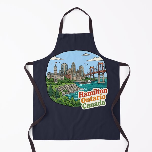 Item preview, Hamilton Ontario Canada Cute Skyline Landscape Pride designed and sold by HowToCanadian.