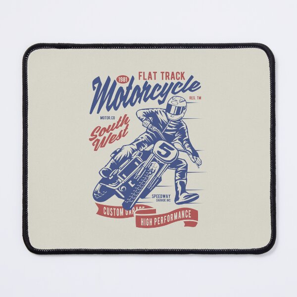 Item preview, Vintage Flat Tracker Motorcycle Racing - Retro Custom Motocross Garage Design designed and sold by 1001T-Shirt.