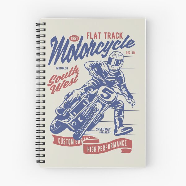Item preview, Vintage Flat Tracker Motorcycle Racing - Retro Custom Motocross Garage Design designed and sold by 1001T-Shirt.