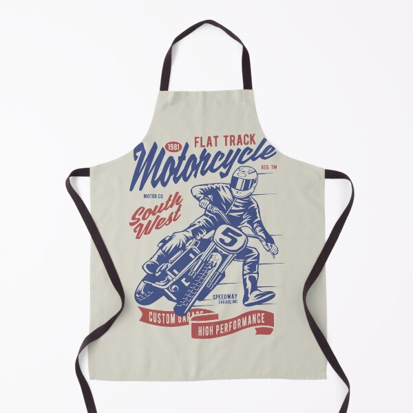 Item preview, Vintage Flat Tracker Motorcycle Racing - Retro Custom Motocross Garage Design designed and sold by 1001T-Shirt.