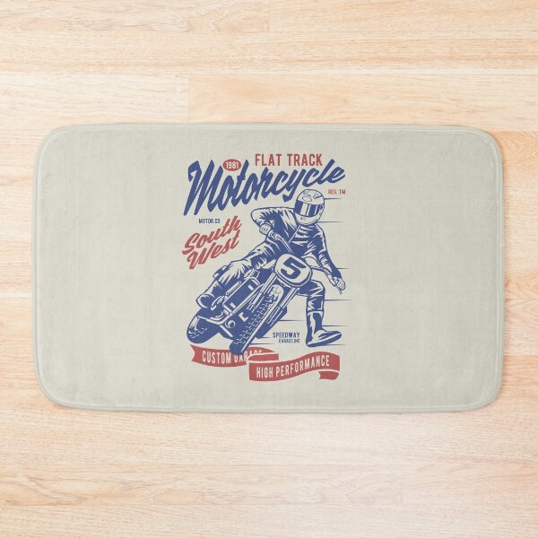 Item preview, Vintage Flat Tracker Motorcycle Racing - Retro Custom Motocross Garage Design designed and sold by 1001T-Shirt.