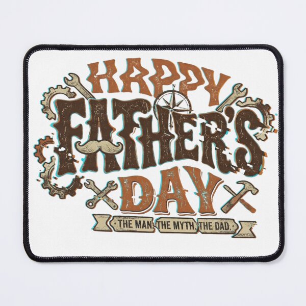 Item preview, Happy Father’s Day Vintage Distorted Typography Shirt Design PNG | Retro Dad Graphic Tee designed and sold by Baby Adee Collective.