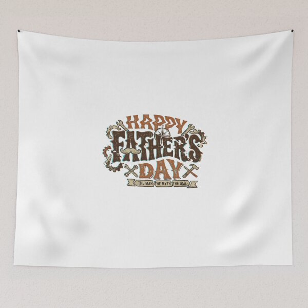 Item preview, Happy Father’s Day Vintage Distorted Typography Shirt Design PNG | Retro Dad Graphic Tee designed and sold by Baby Adee Collective.
