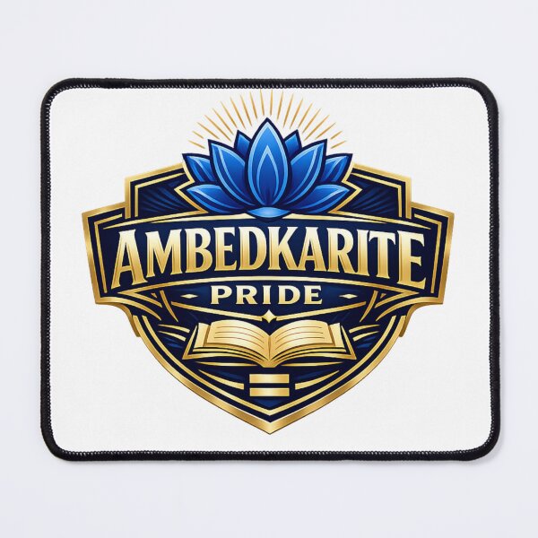 Item preview, Ambedkarite Pride Blue Lotus Emblem Design designed and sold by ArtsyExplorer.