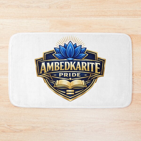 Item preview, Ambedkarite Pride Blue Lotus Emblem Design designed and sold by ArtsyExplorer.