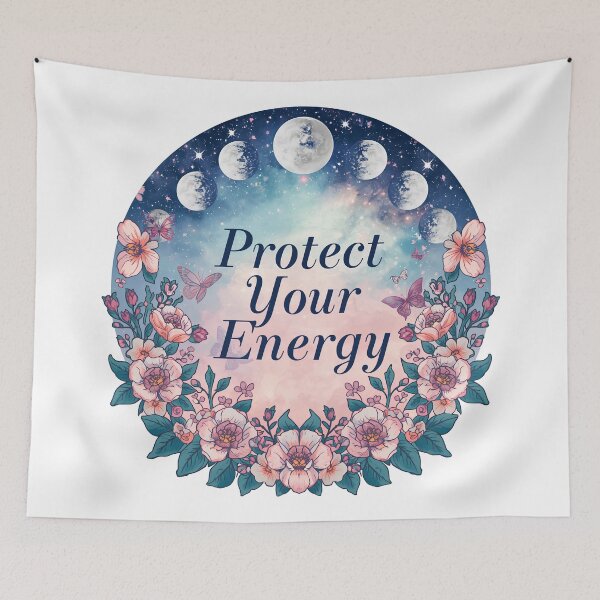 Item preview, Moon Phase Protect Your Energy Aesthetic designed and sold by karina360.