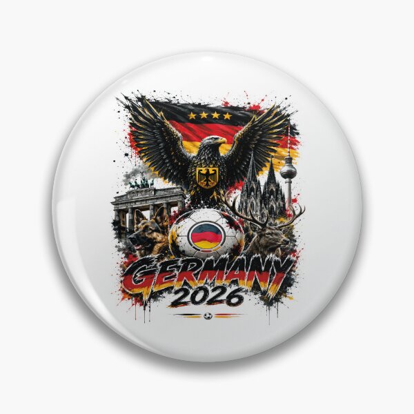 Item preview, Germany 2026 Eagle Football Fan T-Shirt – Patriotic German Soccer Supporter Tee with Vintage Flag Style designed and sold by al21ex.