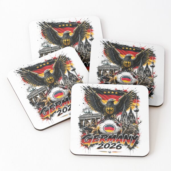 Item preview, Germany 2026 Eagle Football Fan T-Shirt – Patriotic German Soccer Supporter Tee with Vintage Flag Style designed and sold by al21ex.