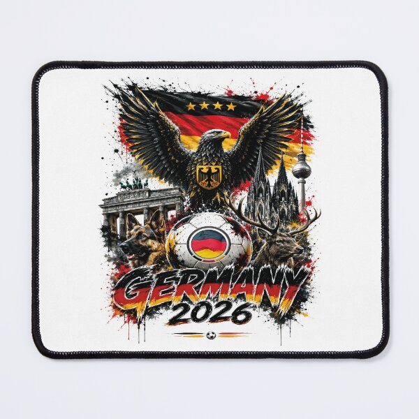 Item preview, Germany 2026 Eagle Football Fan T-Shirt – Patriotic German Soccer Supporter Tee with Vintage Flag Style designed and sold by al21ex.