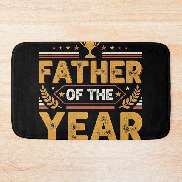Item preview, Father Of The Year Funny Simple Text Dad Humor Gift Tee designed and sold by Designs-RZ.