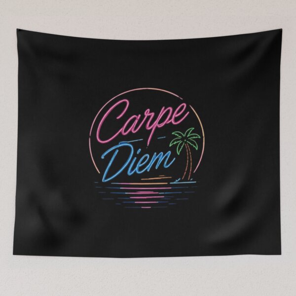 Item preview, Neon Carpe Diem Sign designed and sold by MS-DesignArt.