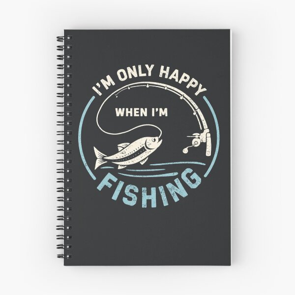 Item preview, I’m Only Happy When I’m Fishing designed and sold by ArtHavenDesign.