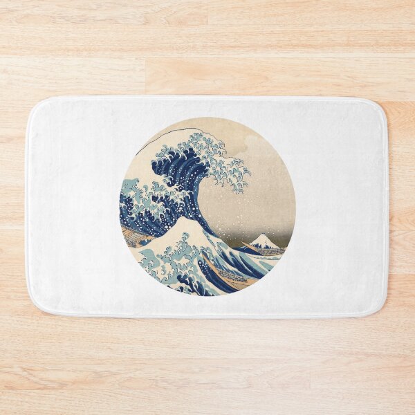 Item preview, The Great Wave off Kanagawa - Vintage Circular Washi Edition designed and sold by Shopeon Designs.