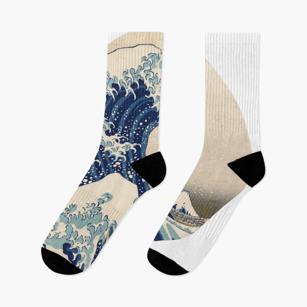 Item preview, The Great Wave off Kanagawa - Vintage Circular Washi Edition designed and sold by Shopeon Designs.