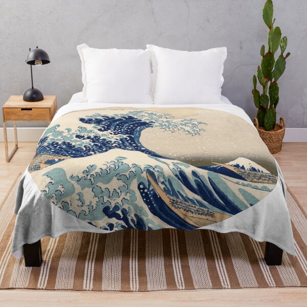 Item preview, The Great Wave off Kanagawa - Vintage Circular Washi Edition designed and sold by Shopeon Designs.