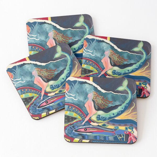 Item preview, Mermaid of Blue Depths designed and sold by shelbyharbison.