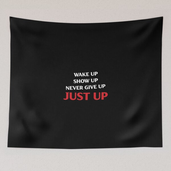 Item preview, Just Up (Clean+White+Red) designed and sold by Pencil & Pixel.